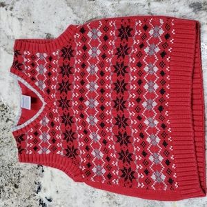 Gymboree sweater vest size 3t 2006 line holiday christmas